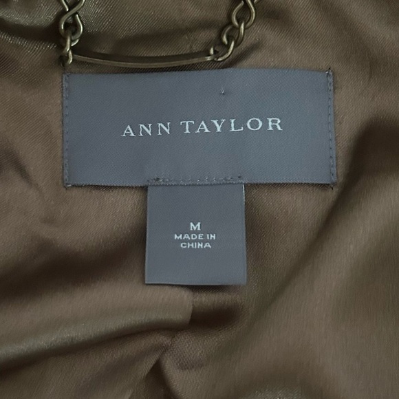 VTG Ann Taylor Y2K Suede Button Down Jacket in Tan Sz M - Picture 9 of 10